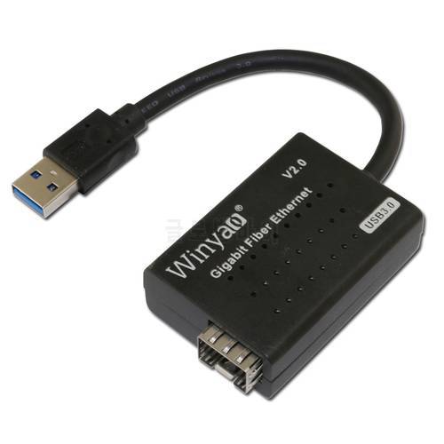 SFP NIC Fiber Channel Gigabit Ethernet to USB3.0 Adapter Chipset RTL8153