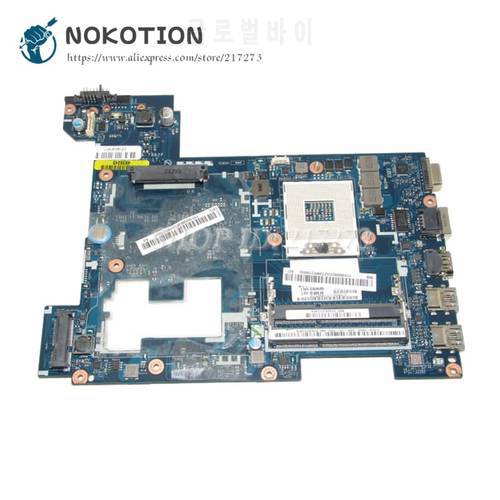 NOKOTION For Lenovo G580 N580 Laptop Motherboard QIWG5_G6_G9 LA-7982P MAIN BOARD 15.6 Inch HM76 UMA DDR3