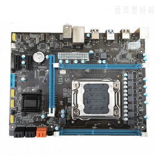 Full new X79-B75B motherboard LGA 2011 USB3.0 SATA3 PCI-E 4*16G REG ECC memory support Xeon E5 E5-2650 E5-2670