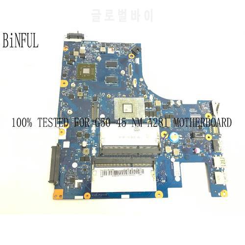 STOCK 100% TESTED ACLU5 / ACLU6 NM-A281 G50-45 MOTHERBOARD FOR LENOVO G50-45 NOTEBOOK PC, E1 CPU + GPU
