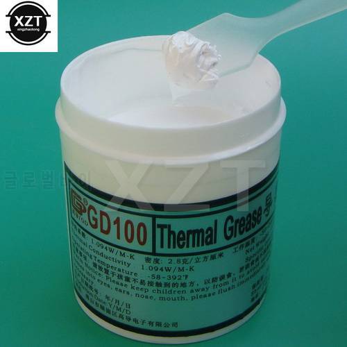 High Quality Heat Sink Plaster Compound GD100 Thermal Conductive Grease Paste Silicone White For CPU LED CN150