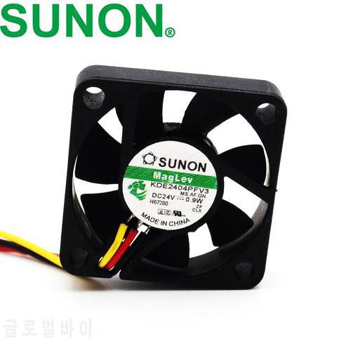 KDE2404PFV3 Oil bearing Cooling Axial Fan DC 24V 0.9W 4010 40*40*10mm 40mm for SUNON