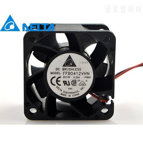 1pcs FFB0412VHN DC 12V 0.24A 40mm 4028 40*40*28mm 2 Wires Computer Blower Cooling Axial Fan for delta