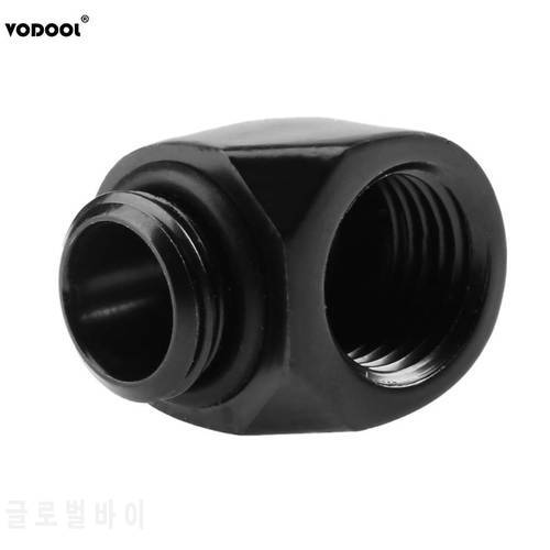 G1/4 Thread 90 Degree Elbow Adapter Tube Connector for PC Computer Water Cooling System Radiator Hose Water Tube Wholesale
