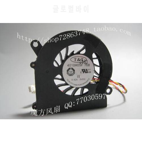 Original 4010H05F 768 0.42A 4CM 5V 3 wire notebook graphics card cooling fan