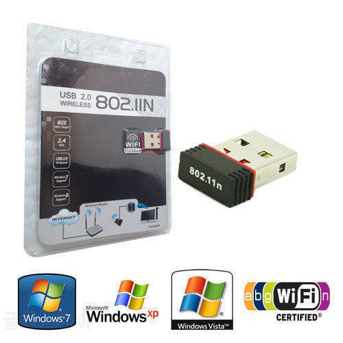 Mini 150M USB WiFi Wireless LAN 802.11 n/g/b Adapter nano network N Fast