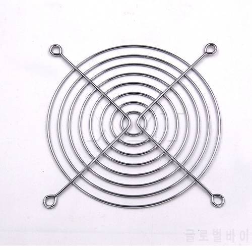 1pcs PC DC Fan Silver Tone CPU Grill Protector Metal Finger Guard 120mm 12cm for computer case new