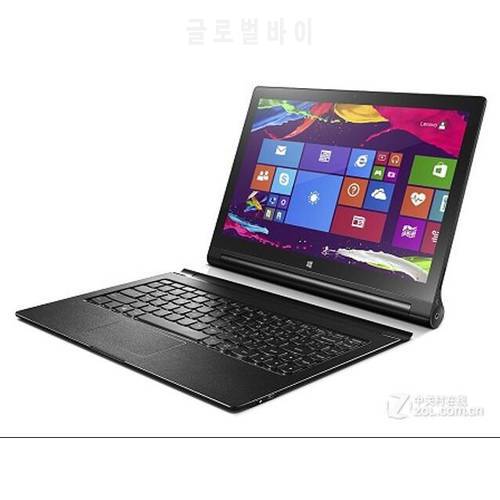 MAORONG TRADING Rechargeable wireless Bluetooth keyboard with touchpad cover for Lenovo YOGA Tablet 2 Pro 13.3 inch 32G 64G