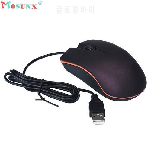mosunx Optical USB Wired 100cm Game Mouse 1200 dpi Mice For PC Laptop Computer Gift Feb 2 Ship