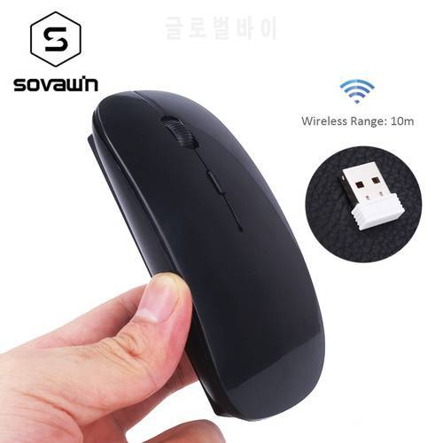Sovawin Wireless Mouse 2.4g Mini Portable Optical usb Mouse Wireless Ergonomic Mice for Laptop Desktop Computer Mouse Gamer