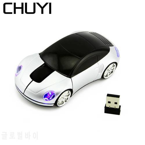 2.4G Wireless Mouse Mini Car Design 3D Ergonomic Mause 1600 DPI USB Optical Computer Creative Portable Kids Mice For Laptop PC