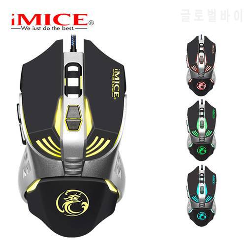 Computer Gaming Mouse Ergonomic 7Buttons 3200DPI LED Optical Computer Mouse Mice For Laptop PC Mouse Gamer for CSGO LOL DOTA