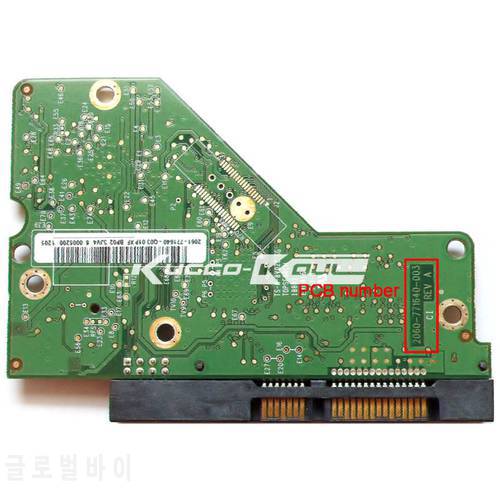 HDD PCB Circuit Board 2060-771640-003 REV A/P1 For WD 3.5 SATA Hard Drive Repair Data Recovery