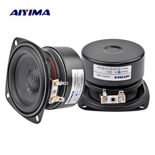 AIYIMA 2Pcs 3Inch Audio Portable Speakers Altavoz Portatil 4 8 Ohm 20W Full Range Hifi Music Speaker DIY For Home Theater