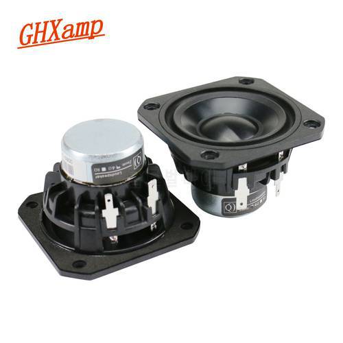 GHXAMP 2.5 inch Full Range Speaker Unit 4ohm 15W Neodymium Ceramic Alumina Full frequency Loudspeaker Speaker DIY 2pcs
