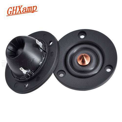 GHXAMP 2 Inch 40W Dome Tweeter Speaker Unit Silk Diaphragm Neodymium Treble Car Loudspeaker Home Theater DIY 6ohm 20W 2PCS