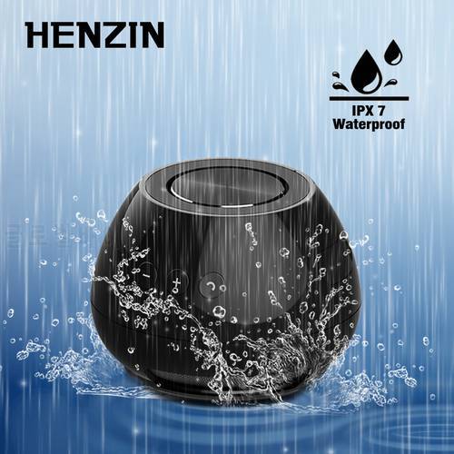 HENZIN 10W Portable Bluetooth Speaker TWS True Wiress Stereo Subwoofer Speakers Waterproof IPX7 Hands-free BT Column for iPhone