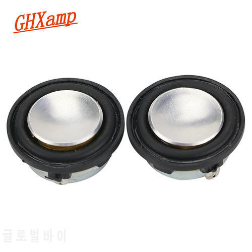 GHXAMP 1 INCH 4Ohm 2W Mini Speaker 28mm PU side Full Range Sound Midrange bass MP3 Speaker Round 1 Pairs