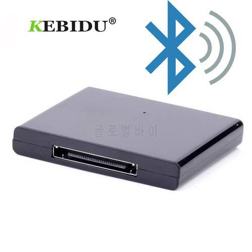 kebidu Original Music Audio 30 Pin Receiver Adapter Speaker Portable Bluetooth A2DP for Smart Phone Dock Audio Music Receiver