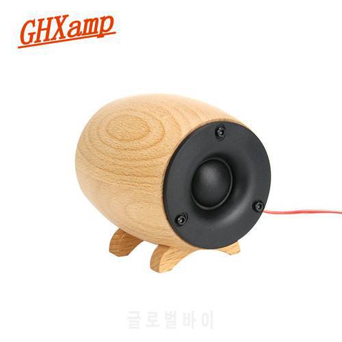 GHXAMP Solid Wooden Tweeter Speaker HIFI Super Treble Sound Box Home Theater KTV Full Range Tweeter Compensation Neodymium 2PCS