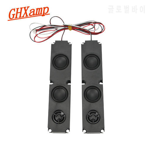 GHXAMP 2PCS 8OHM 10W Long box Full Range Subwoofer Speaker Diaphragm LCD Advertising Machine Monitor TV Speakers 200*45MM
