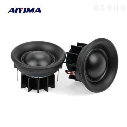 AIYIMA 2Pcs 10W 1.5Inch Tweeters Loudspeakers Treble Mini Portable Silk Film Speakers 4 Ohm 6 Ohm 8Ohm 40MM