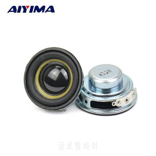 AIYIMA 2pcs Audio Spkeakers Glass Fiber Waterproof Speakers Full Range Mini Portable Sound Speaker 1.5Inch 40MM