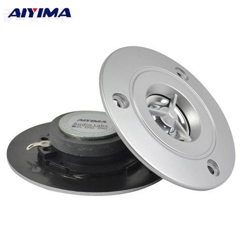 AIYIMA 2Pcs Audio Portable Speakers 4Ohm 10W HiFi Tweeter HiFi Titanium Film Oxygen-free Copper Coil Stereo Sound Box Speaker