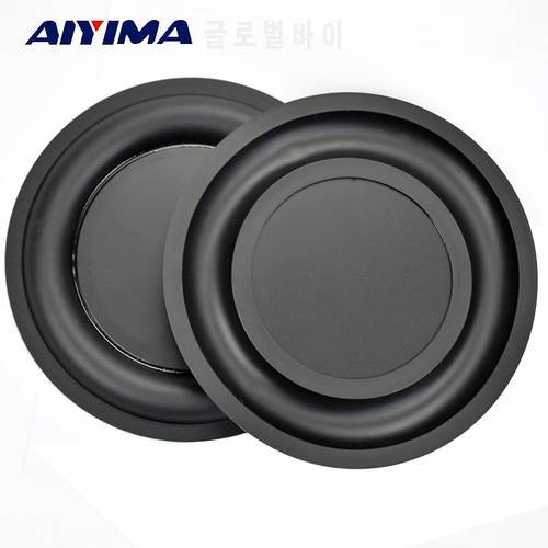AIYIMA 2Pcs 6.5Inch Strengthen Bass Vibration Plate Membrane Passive Radiator Vibrating Diaphragm Speaker Bass Radiator