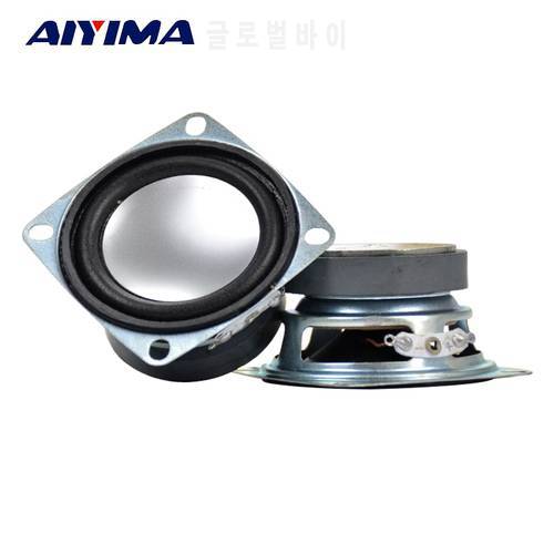 AIYIMA 2Pcs 2 Inch 4Ohm 3W Full Range Speaker Mini Portable Audio Speaker Stereo Woofer Loudspeaker Box Diy Accessories