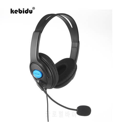 kebidu 2018 New Gaming Headphones Headset with Mic 1.9M Wired for PS4 Sony PlayStation 4 for PC Computer 3.5mm Game Headphone
