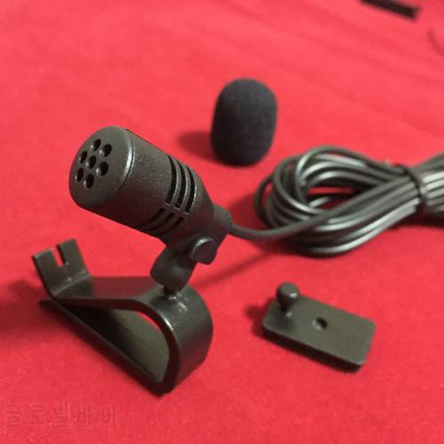 CM-015 Professional Mini Wired External Car Microphone for Car DVD Player and Car Bluetooth Using 3M Cable with 3.5mm Mono Jack