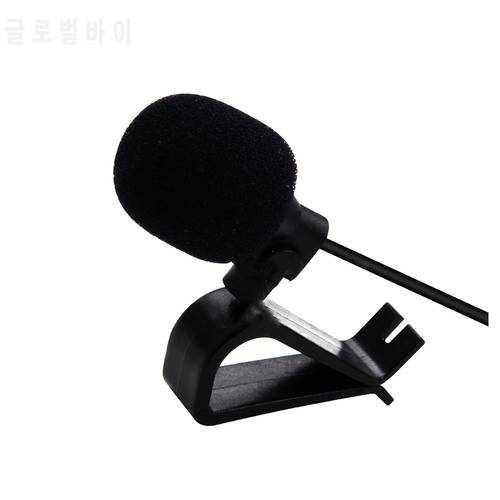 car 3.5mm Jack Plug Portable Clip-on Mini Car Audio Microphone Wired Mic Mono External Microphone For Auto DVD Radio