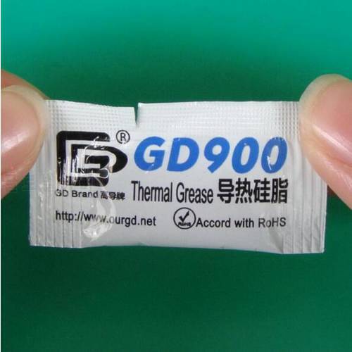 Hot New GD900 Thermal Paste Grease Silicone Heat Sink Compound High Performance Gray For CPU Cooler