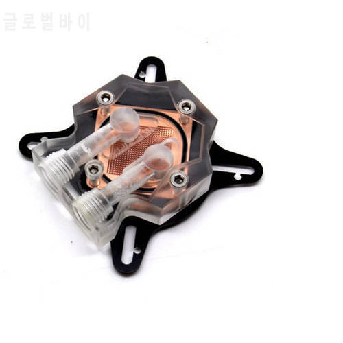 Transparent graphics card water head Full series of general graphics water-cooled GPU cold Copper base waterblock