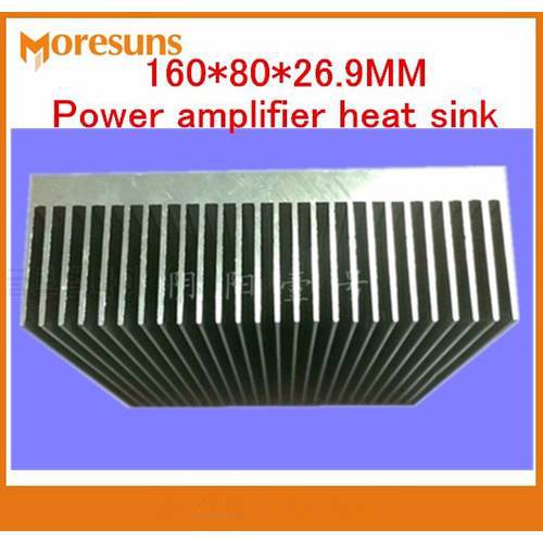 2pcs Aluminum Heat dissipation radiator 160*80*26.9MM Power amplifier heat sink