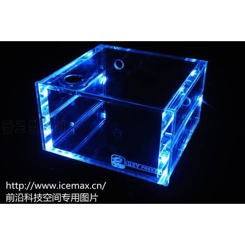 FREEZEMOD Transparent Acrylic Water Tank Dual Optical Drive Computer Water cooler Industrial Water Tank. GQSX-Y3