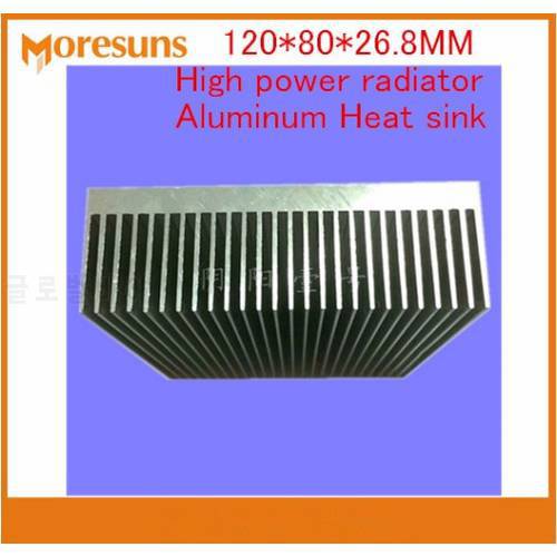 2pcs 120*80*26.8MM High power radiator Power amplifier Aluminum Heat sink / AIO radiator server heatsink block