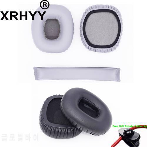 XRHYY Replacement Headband Protective /Pad Ear Pads Earpad Cushion Foam Cover For JBL J55 J55a J55i Headphones ( Gray And Back )