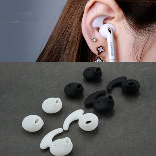 4 Pairs Silicone Covers Earbuds Ear Tips for Samsung Galaxy S7 S6 edge Stereo Headphone Eartip Ear Wings Hooks Cap Earhook