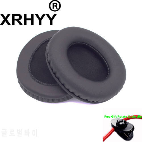 XRHYY Black Replacement Earpads Ear Pads Cushions Earbud Cups For Sony MDR-ZX750BN Headphone +Free Rotate Cable Clip