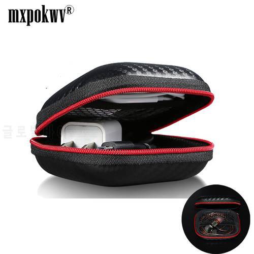 Portable Mini Earphone Case Box Hard EVA Headphone Storage Box Bag For Earpod Earbud Wireless Bluetooth Earphone Accessories