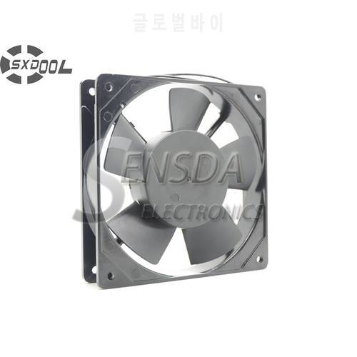 SXDOOL Cooling Fan 220V 12025 120*120*25mm 12cm 120mm 50/60HZ 0.10A Sleeve Bearing Cooler
