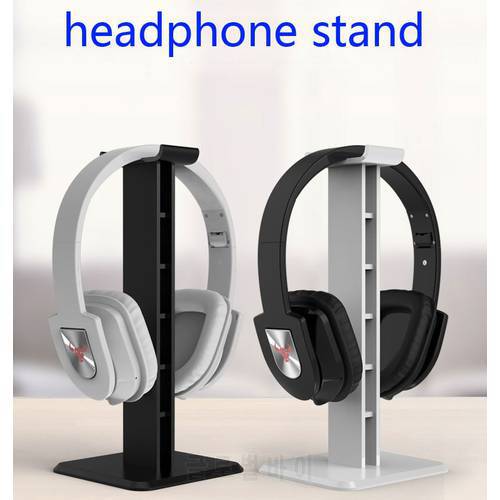 Portable audio earphone accessories headphone stand headset holder with 25x10x10cm size and 3M tape for computer gaming users