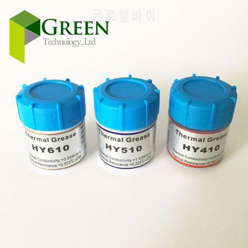 Processor CPU Cooler Cooling Fan Thermal Grease Compound Golden Heatsink Conductive Plaster Pas HY410 White HY510 Gray HY610
