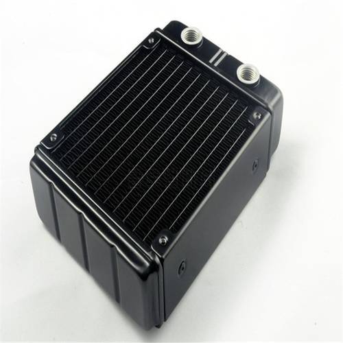 G1/4 120mm 240mm 45mm thickness Aluminum Water cooling Radiator R120Y Double-deck