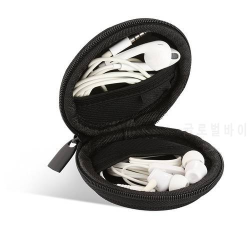 Earphone Holder Case Carrying Hard Box Headphone Earbuds Memory Card USB Cable Storage Bag New Arrival