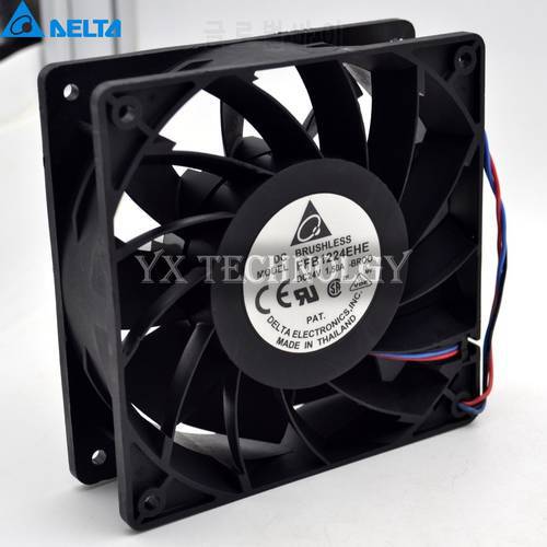 New 12038 12CM 120mm 24V 1.50A PWM cooling fan speed control FFB1224EHE winds of violence 120*120*38mm for delta