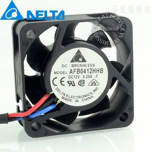 For Delta The new AFB0412HHB 4cm 40mm 12V 0.20A three wire speed durable ball bearing cooling fan 40 * 40 * 15mm