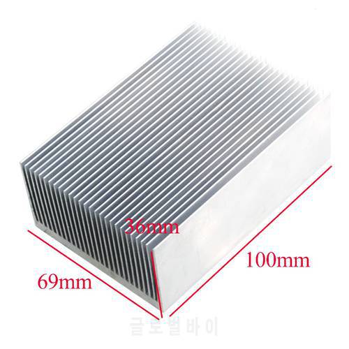 1pcs High- power electronic radiator heat sink fins fine-toothed 100 * 69 * 36MM